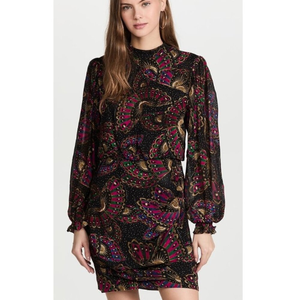 Farm Rio Butterfly Sky Mini Dress